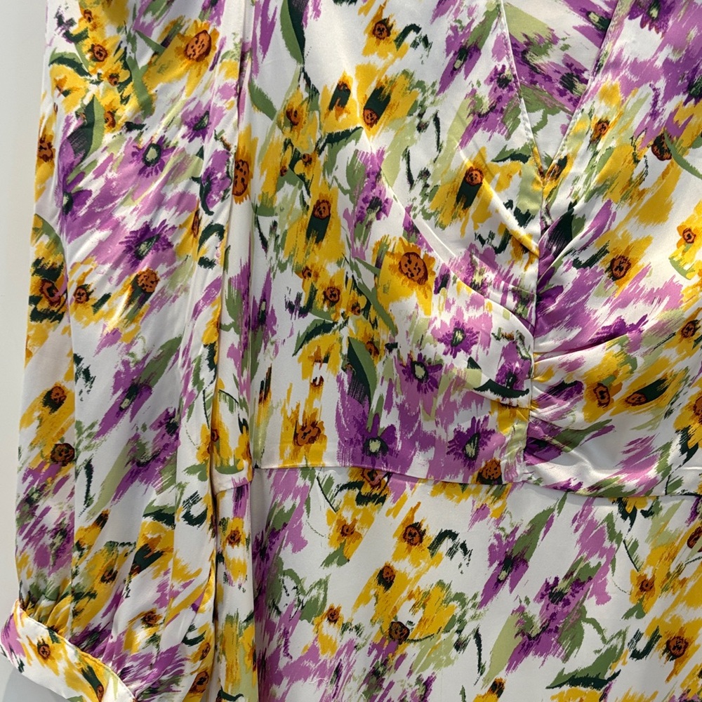 Maggy London 10 Floral Print Women's Dress - Picture 4 of 5